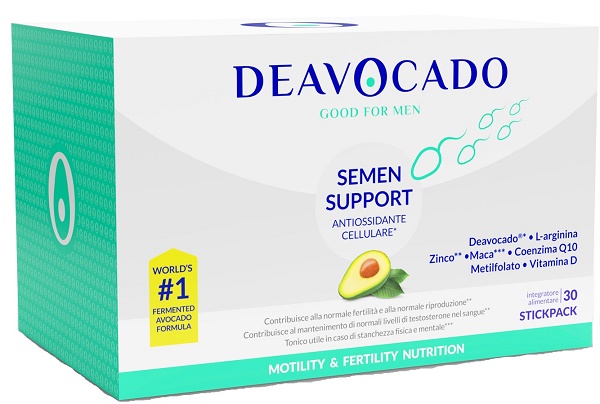 DEAVOCADO SEMEN SUPPORT UOMO 30 STICKPACK - Antica Farmacia Ferrari