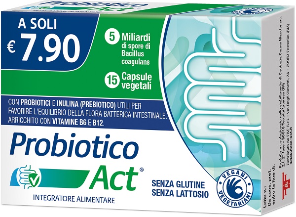 PROBIOTICO ACT 15 CAPSULE VEGETALI - Antica Farmacia Ferrari