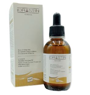 IDRASTIN GOCCE SIERO ANTIMACCHIE SCHIARENTE DEPIGMENTANTE ANTIOSSIDANTE IDRATANTE 50 ML - Antica Farmacia Ferrari