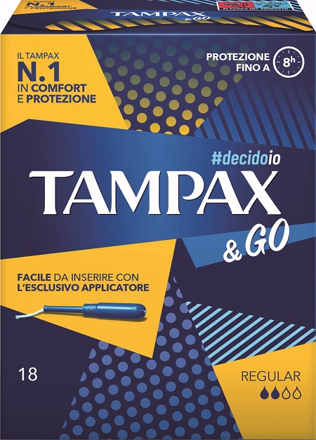 TAMPAX &GO REGULAR 18 PEZZI - Antica Farmacia Ferrari