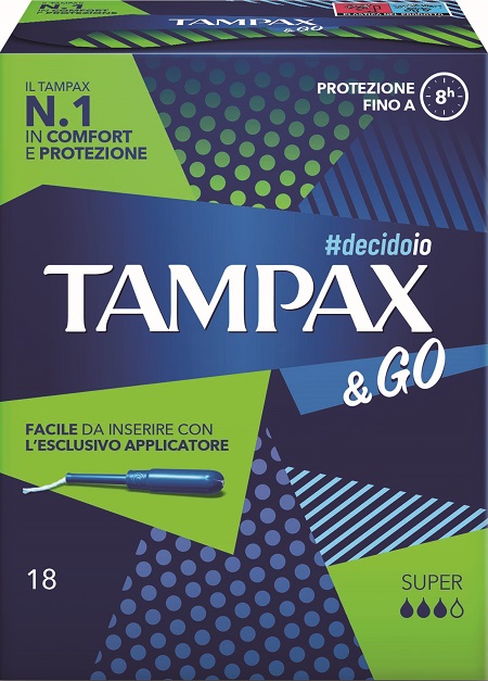 TAMPAX &GO SUPER 18 PEZZI - Antica Farmacia Ferrari