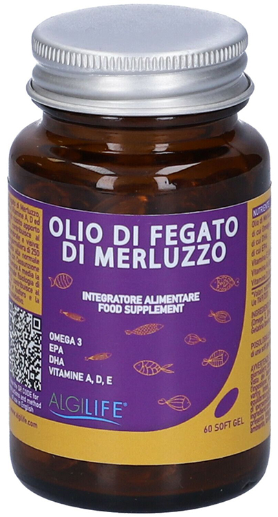OLIO FEGATO MERLUZZO 60 SOFTGEL - Antica Farmacia Ferrari