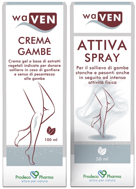 WAVEN CREMA GAMBE 100 ML + ATTIVA SPRAY 50 ML - Antica Farmacia Ferrari