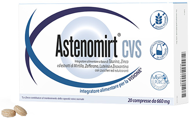 ASTENOMIRT CVS 20 COMPRESSE - Antica Farmacia Ferrari