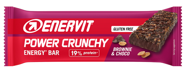 ENERVIT SPORT POWER CRUNCHY BROWNIE E CHOCO 40 G - Antica Farmacia Ferrari