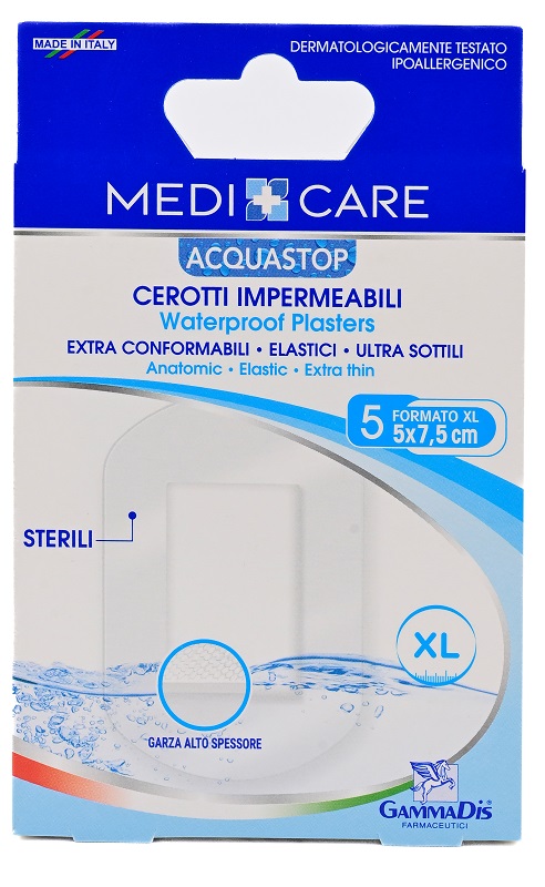 CEROTTO MEDICARE PU STERILI 7,5X5 5 PEZZI - Antica Farmacia Ferrari