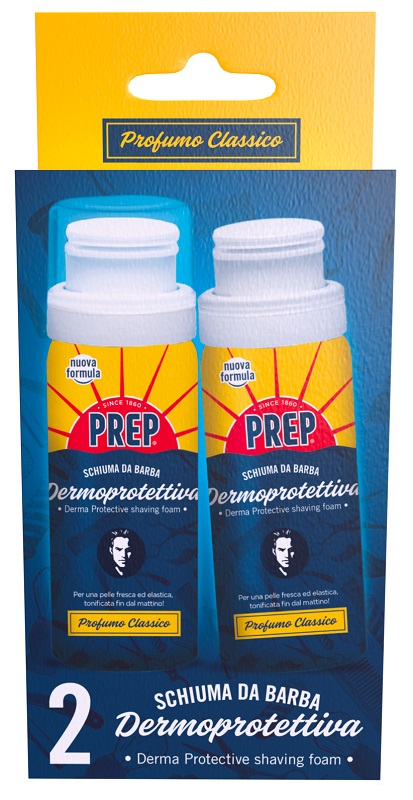 PREP SCHIUMA BARBA CLASSICA 2 PEZZI DA 50 ML - Antica Farmacia Ferrari