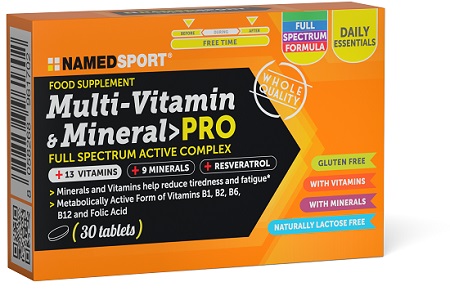 MULTI-VITAMIN&MINERAL PRO 30 COMPRESSE - Antica Farmacia Ferrari