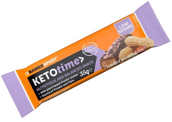 KETOTIME BAR ROASTED PEANUT 35 G - Antica Farmacia Ferrari