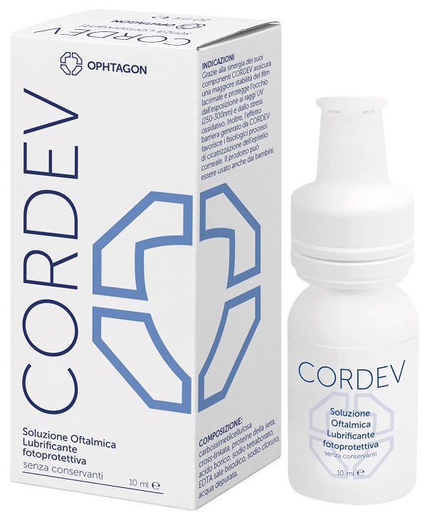 CORDEV SOLUZIONE OFTALMICA LUBRIFICANTE OF 10 ML - Antica Farmacia Ferrari