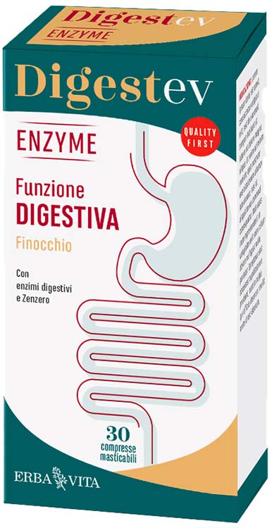 DIGEST EV ENZYME 30 COMPRESSE - Antica Farmacia Ferrari