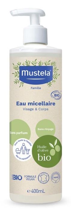 MUSTELA ACQUA MICELLARE BIO 400 ML - Antica Farmacia Ferrari