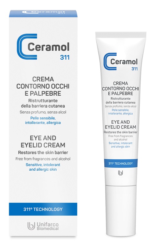 CERAMOL CREMA CONTORNO OCCHI E PALPEBRE 15 ML - Antica Farmacia Ferrari