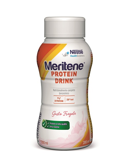MERITENE PROTEIN DRINK FRAGOLA 200 ML - Antica Farmacia Ferrari