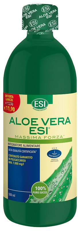ESI ALOE VERA SUCCO MASSIMA FORZA 500 ML OFFERTA - Antica Farmacia Ferrari