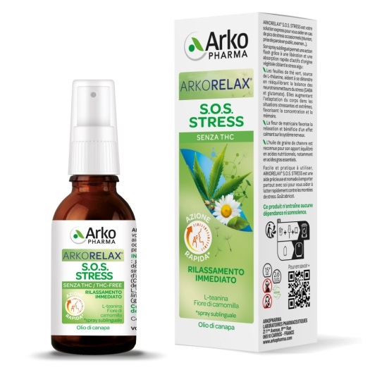 ARKORELAX SOS STRESS 15 ML - Antica Farmacia Ferrari