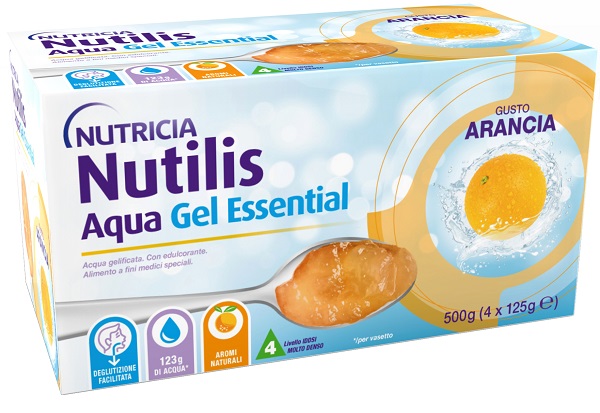 NUTILIS AQUA GEL ARANCIA 4 PEZZI DA 125 G - Antica Farmacia Ferrari
