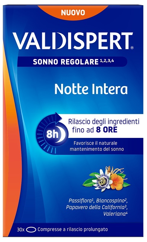 VALDISPERT NOTTE INTERA 30 COMPRESSE - Antica Farmacia Ferrari