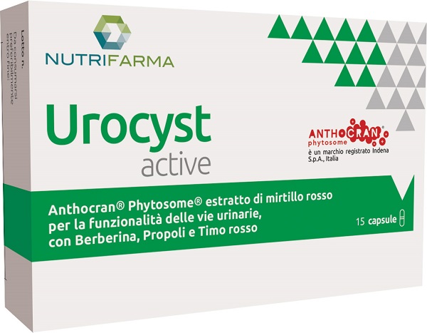NUTRIFARMA UROCYST ACTIVE 15 CAPSULE - Antica Farmacia Ferrari