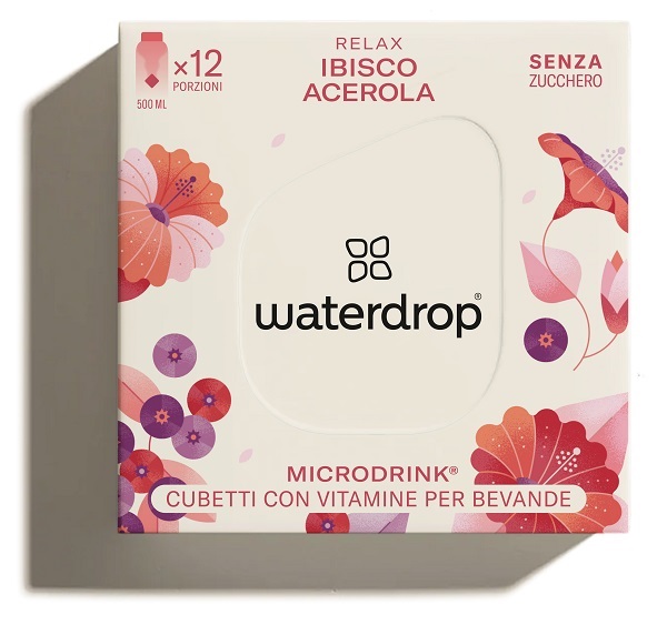 WATERDROP MICRODRINK RELAX 12 CUBETTI - Antica Farmacia Ferrari