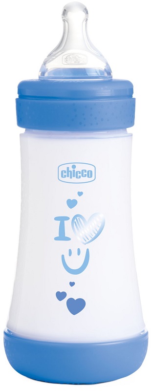 CHICCO BIBERON P5 240ML MED SILICONE BOY - Antica Farmacia Ferrari