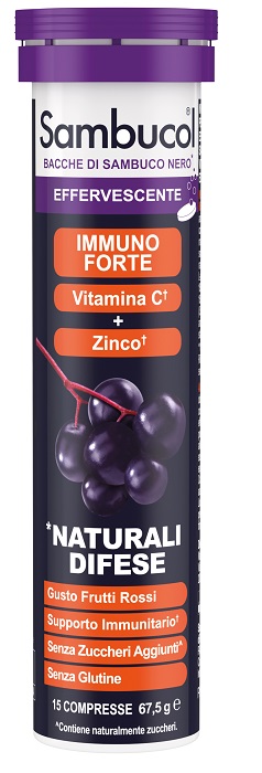 SAMBUCOL EFFERVESCENTE 15 COMPRESSE - Antica Farmacia Ferrari