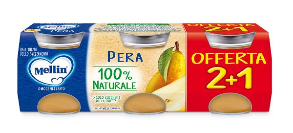 MELLIN OMOGENEIZZATO PERA 3 PEZZI DA 100 G - Antica Farmacia Ferrari