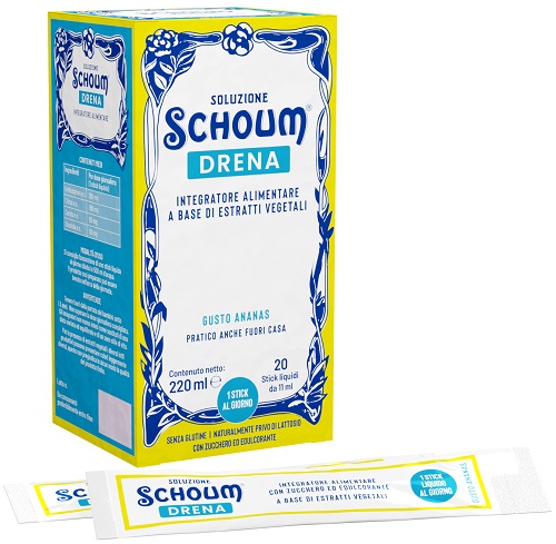 SOLUZIONE SCHOUM DRENA 20 STICK - Antica Farmacia Ferrari