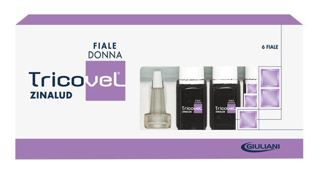 TRICOVEL ZINALUD DONNA 6 FIALE - Antica Farmacia Ferrari