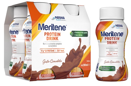 MERITENE DRINK CIOCCOLATO 4 PEZZI DA 200 ML - Antica Farmacia Ferrari