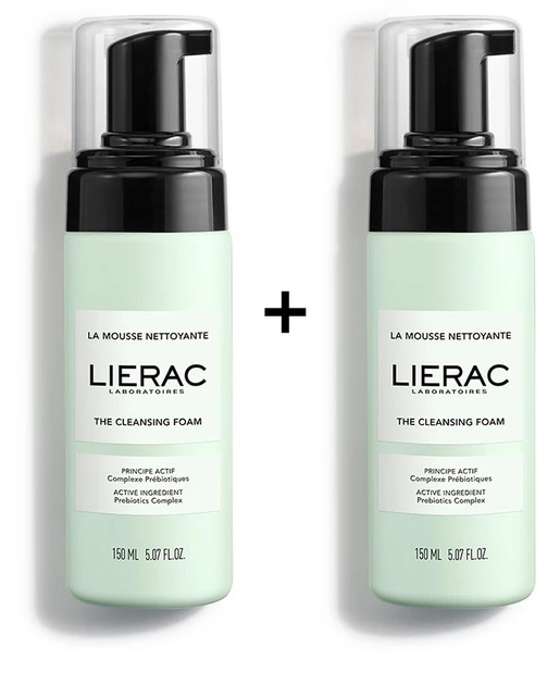 LIERAC DUO MOUSSE STRUCCANTE 150 ML 2 CONFEZIONI - Antica Farmacia Ferrari