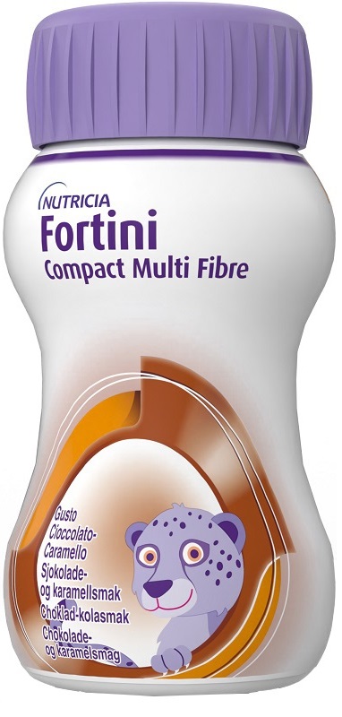 FORTINI COMPACT MULTI FIBRE CIOCCOLATO CARAMELLO 4 BOTTIGLIE DA 125 ML - Antica Farmacia Ferrari