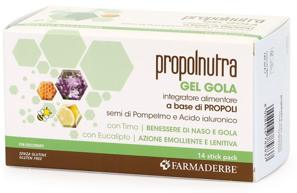 PROPOLNUTRA GEL GOLA 14 STICK PACK - Antica Farmacia Ferrari
