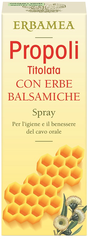 PROPOLI TITOLATA SPRAY ERBE BALSAMICHE 20 ML - Antica Farmacia Ferrari