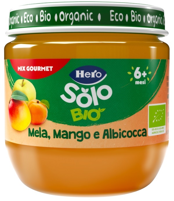 HERO SOLO OMOGENEIZZATO MELA MANGO 120 G - Antica Farmacia Ferrari