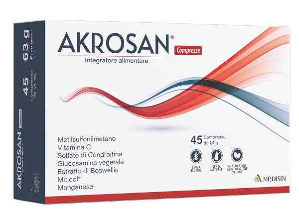 AKROSAN 45 COMPRESSE - Antica Farmacia Ferrari