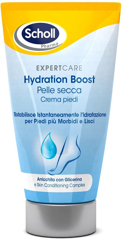 SCHOLL EXPERTCARE HYDRATION BOOST PELLE SECCA CREMA PIEDI 150 ML - Antica Farmacia Ferrari