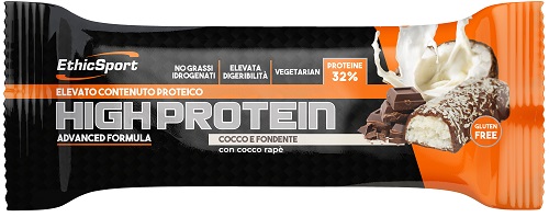 HIGH PROTEIN COCCO BARRETTA PROTEICA 45 G - Antica Farmacia Ferrari