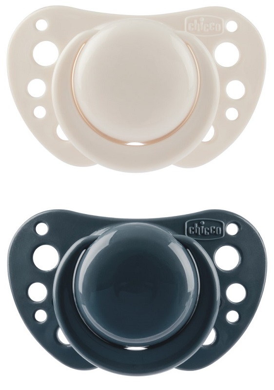 CHICCO SUCCHIETTI AIR BLU SILICONE 6-16 MESI 2 PEZZI - Antica Farmacia Ferrari