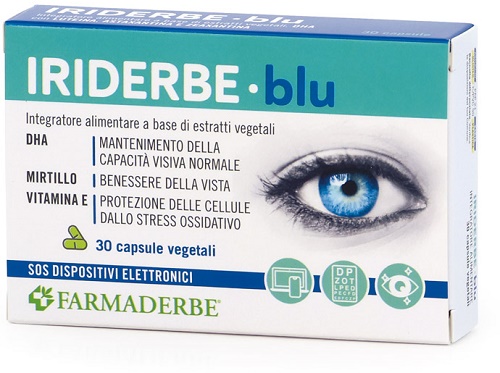 IRIDERBE BLU DHA 30 CAPSULE - Antica Farmacia Ferrari