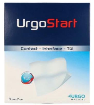 MEDICAZIONE NON ADERENTE URGOSTART CONTACT 5X7CM 3 PEZZI - Antica Farmacia Ferrari