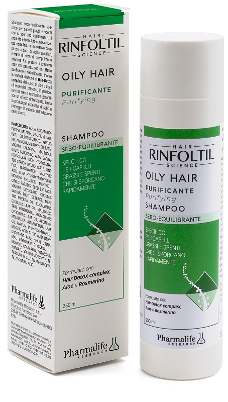 RINFOLTIL OILY HAIR SHAMPOO 250 ML - Antica Farmacia Ferrari