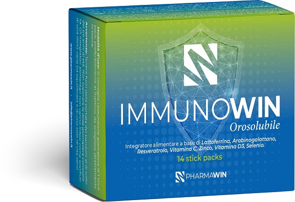 IMMUNOWIN 14 STICK PACKS DA 1,5 G SENZA GLUTINE SENZA LATTOSIO - Antica Farmacia Ferrari