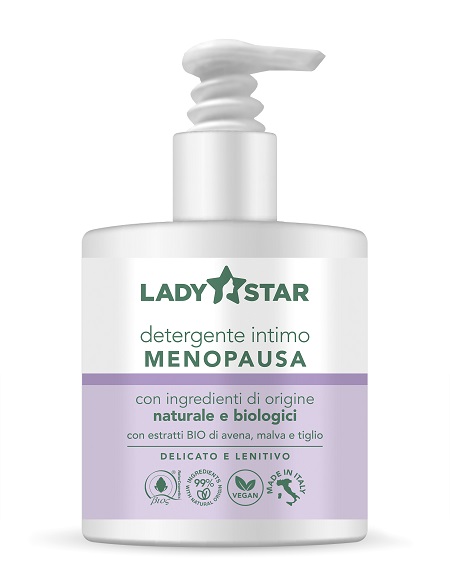 LADYSTAR DETERGENTE INTIMO DONNA IN MENOPAUSA 300 ML - Antica Farmacia Ferrari
