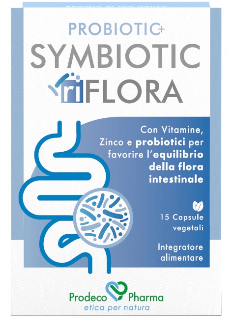 PROBIOTIC+ SYMBIOTIC RIFLORA 15 CAPSULE - Antica Farmacia Ferrari