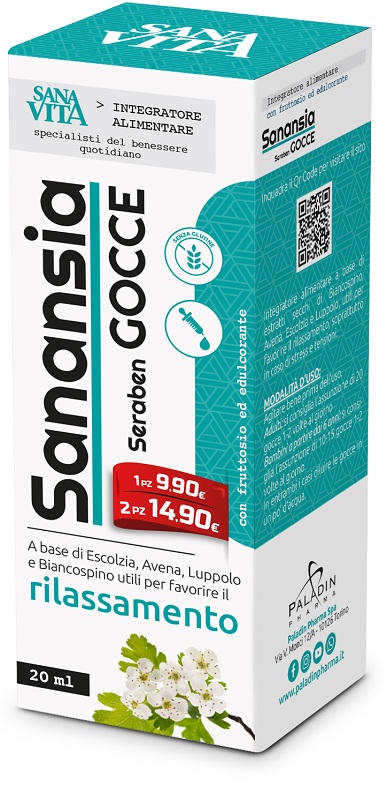 SANAVITA SANANSIA SERABEN GOCCE 20 ML - Antica Farmacia Ferrari