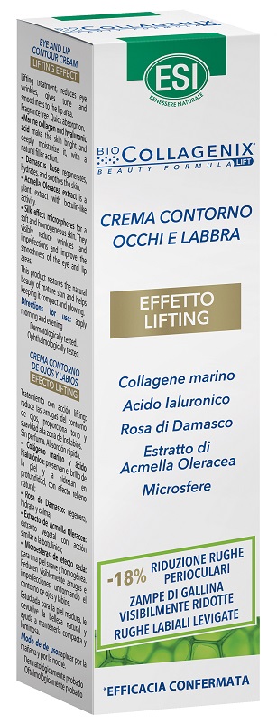ESI BIOCOLLAGENIX CREMA CONTORNO OCCHI LABBRA EFFETTO LIFTING 15 ML - Antica Farmacia Ferrari
