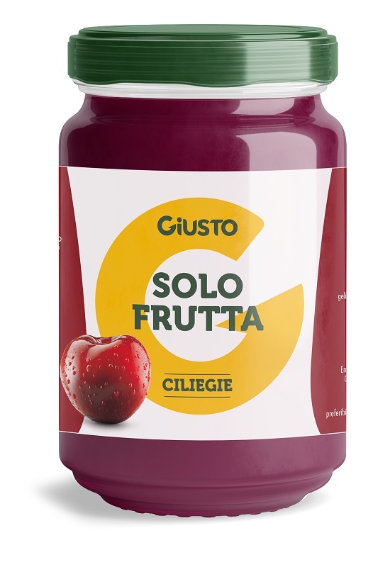 GIUSTO SOLO FRUTTA CONFETTURA CILIEGIE 220 G - Antica Farmacia Ferrari
