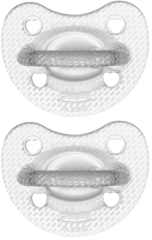 CHICCO GOMMOTTO SILICONE CRYSTAL 6-16 MESI 2 PEZZI - Antica Farmacia Ferrari