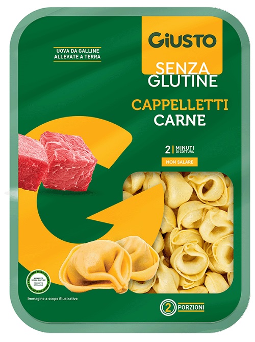 GIUSTO SENZA GLUTINE CAPPELLETTI DI CARNE 250 G - Antica Farmacia Ferrari